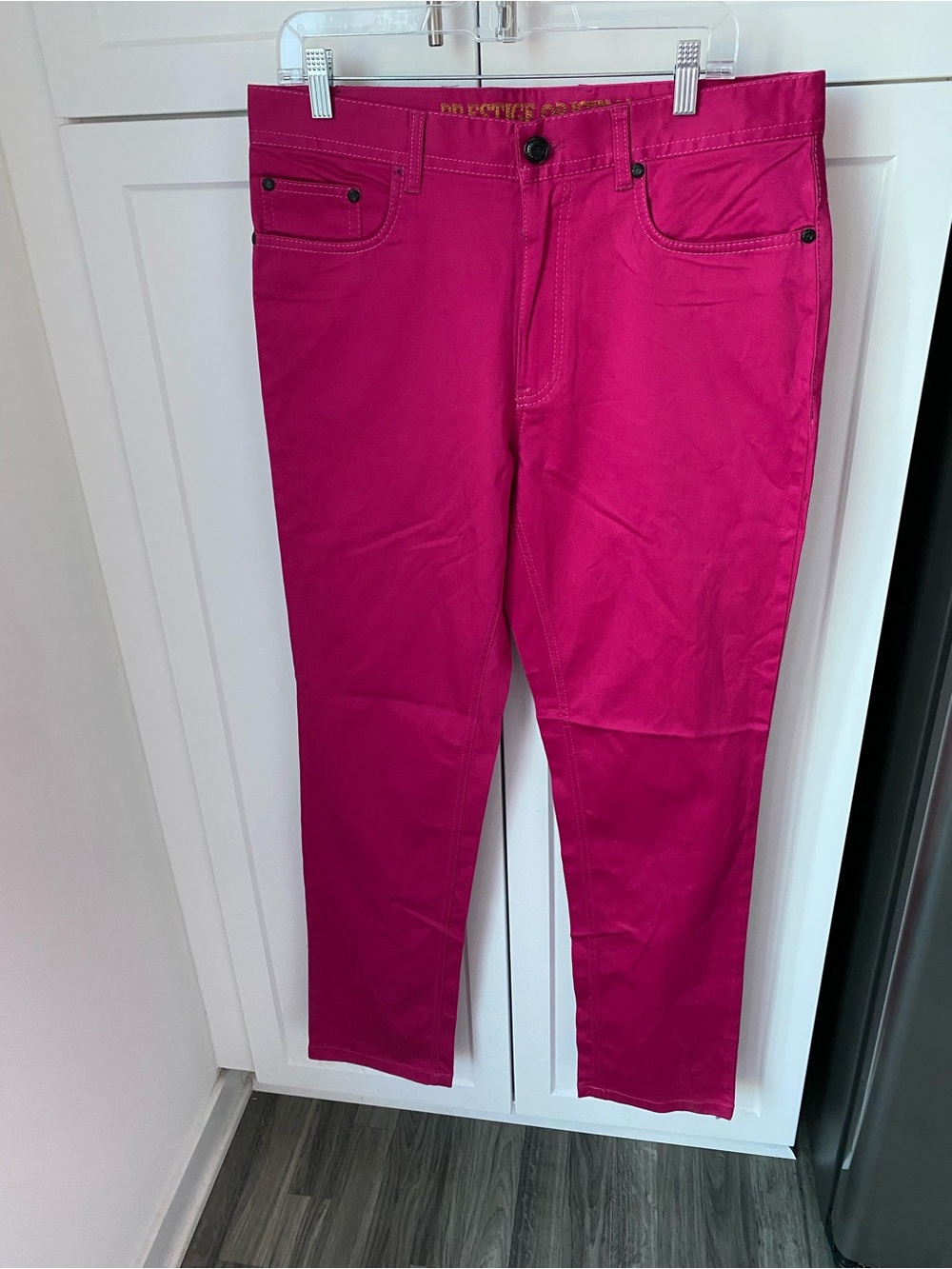 Prestige original cop-100 tailored denim pants fuchsia size 34